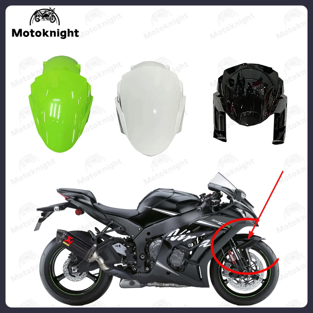 

Fit For KAWASAKI ZX10R H2 2016-2024 2017 18 19 2020 21 22 2023 ABS Plastic Front Fender Motorcycle Mudguard Replacement Guard‌