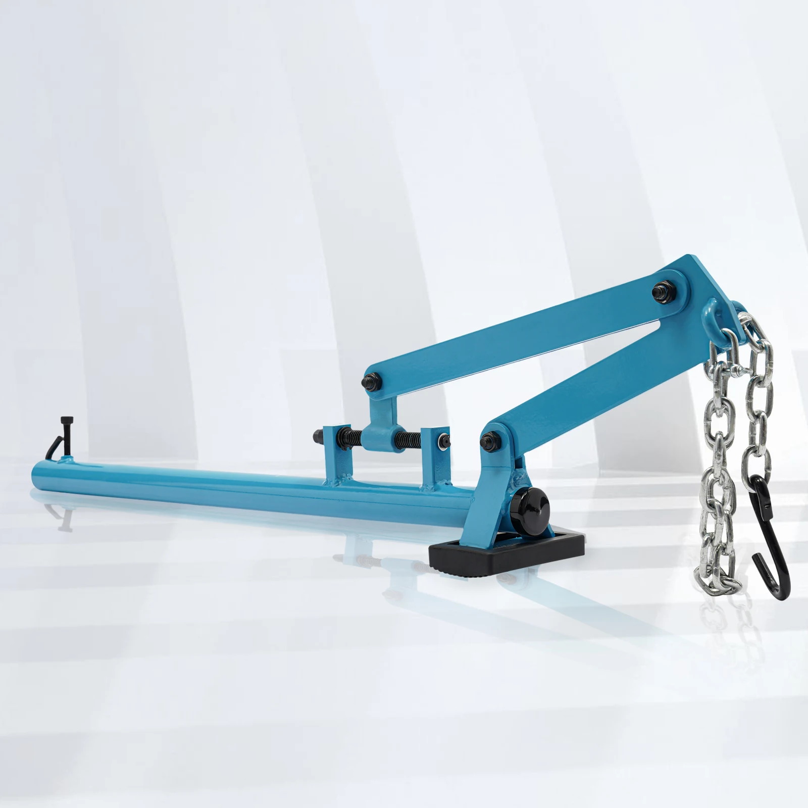 Outil de levier de suspension avec chaîne réglable 0-58 cm, capacité 500 kg, outil de levierage pour réparation de roulement de roue et d'amortisseur