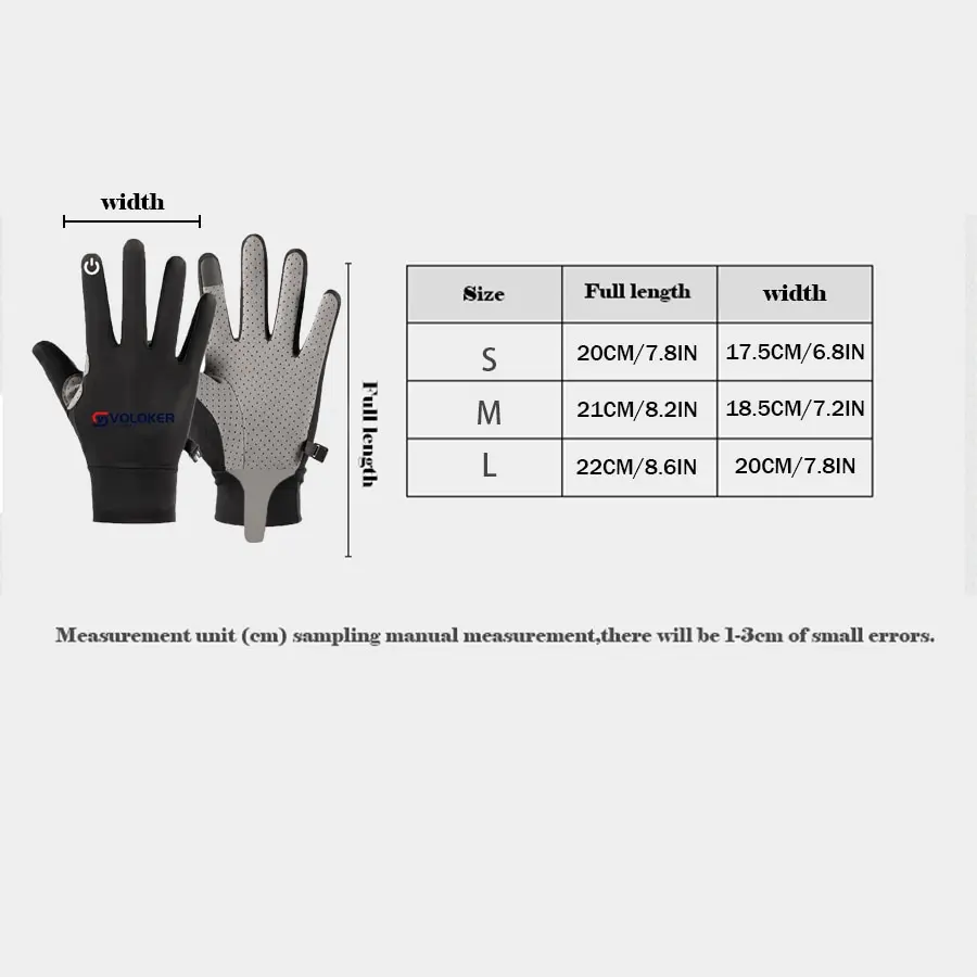 A Pair Of Men\'s And Women\'s Spring And Summer Outdoor Gloves Non-slip Breathable Touch Screen Riding Gloves Full Finger Gloves