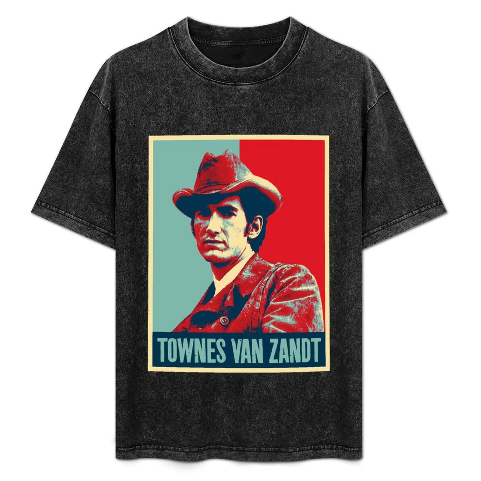 

Retro Townes Van Zandt Pop Art Portrait Essential T-Shirt Anime t-shirt Funny t-shirts essential t shirt Men's t-shirts