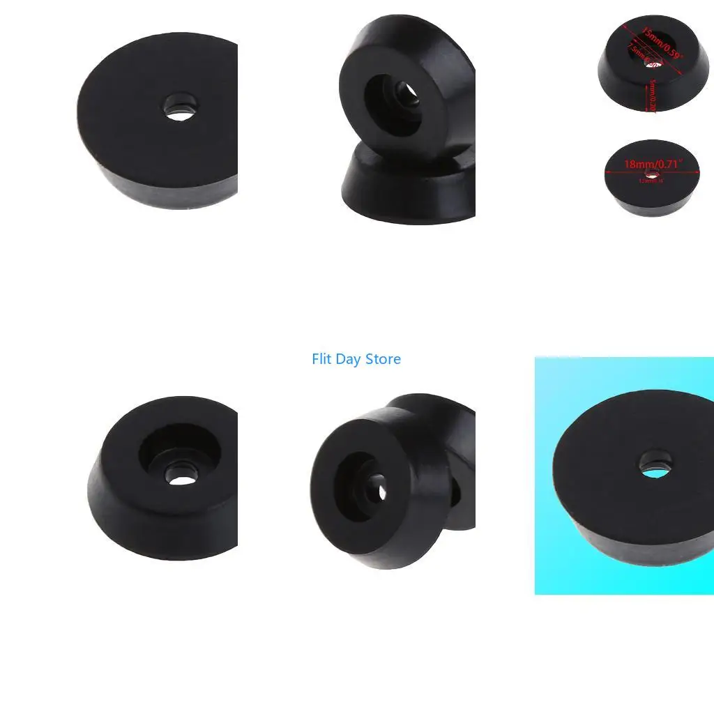 F92C Rubber Shock Foot Pads for Cabinet Bed Table Chair Legs Protector Furniture Part