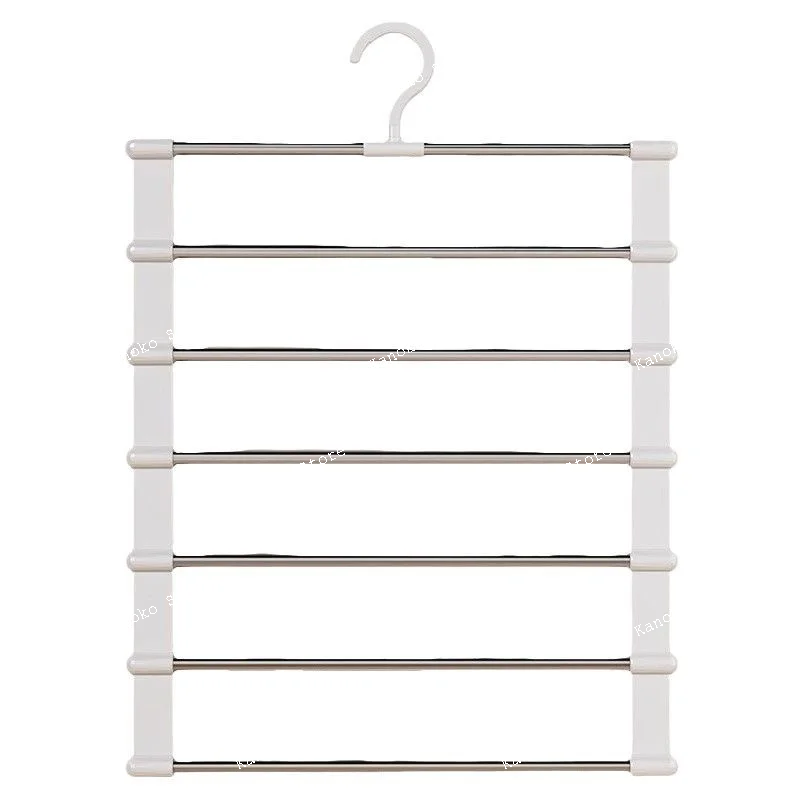 

Multi Layer Cloud Ladder Pants Rack, Home Pants Clip, Non Slip Pants Clip, Wardrobe Storage, Folding Pants Clip