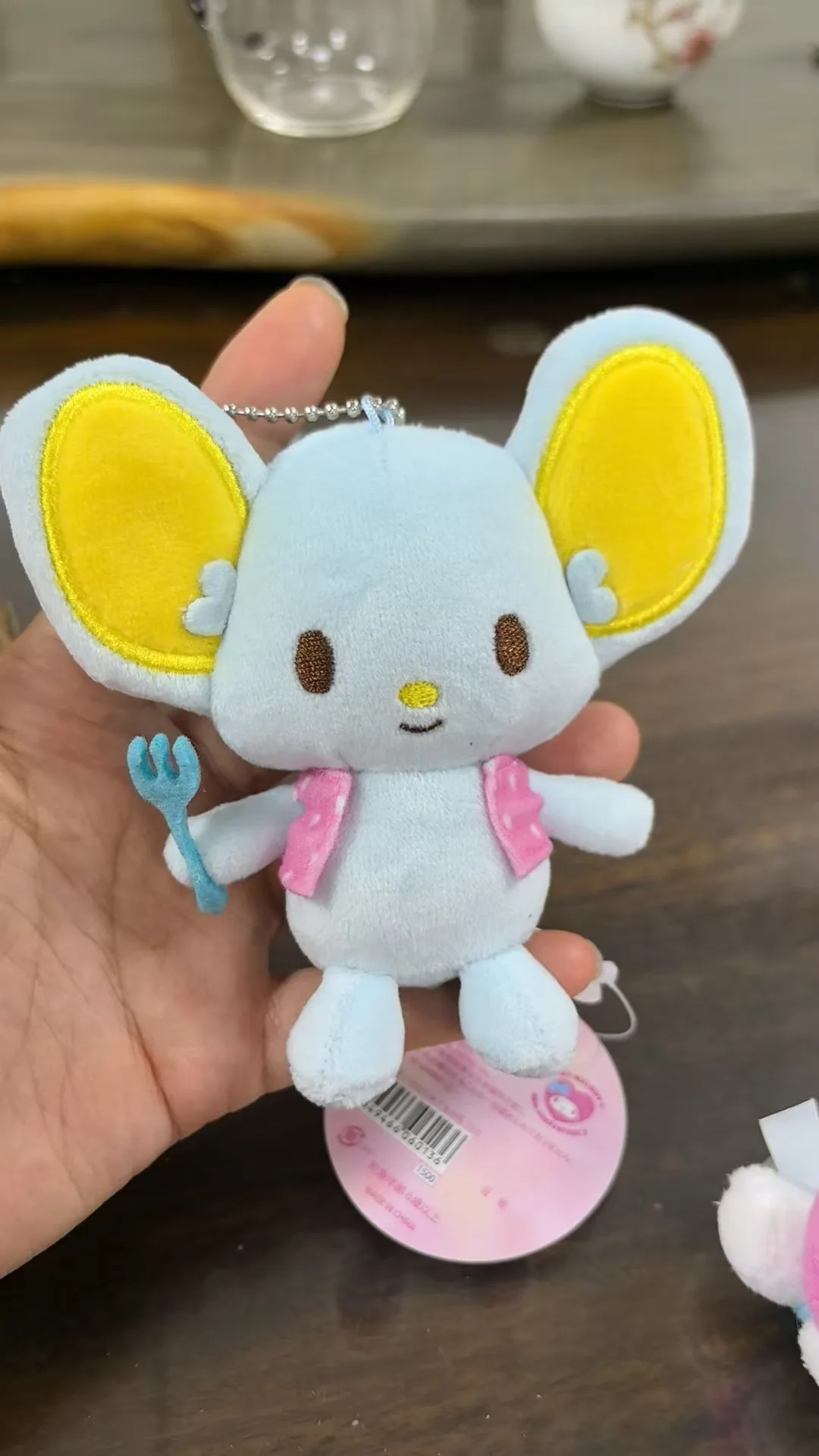 Kawai Frando Mouse Plush Keychain My Melody Good Friend Plush Toys Cute Pendant Ornaments Give Small Gifts