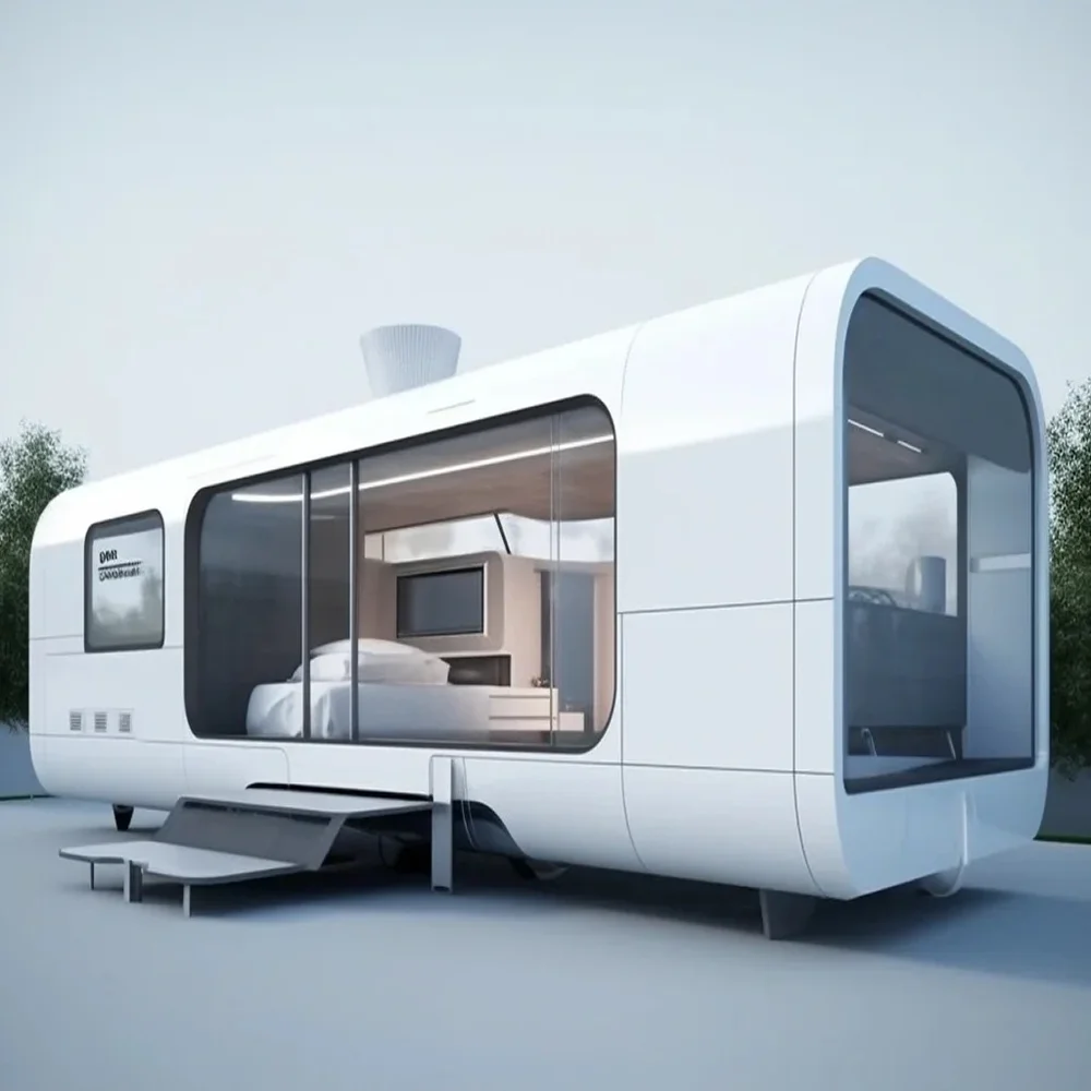 Modern Luxury Container Prefab Casa Modular Prefabricated Space Capsule House for Villa or Apartment for Sale