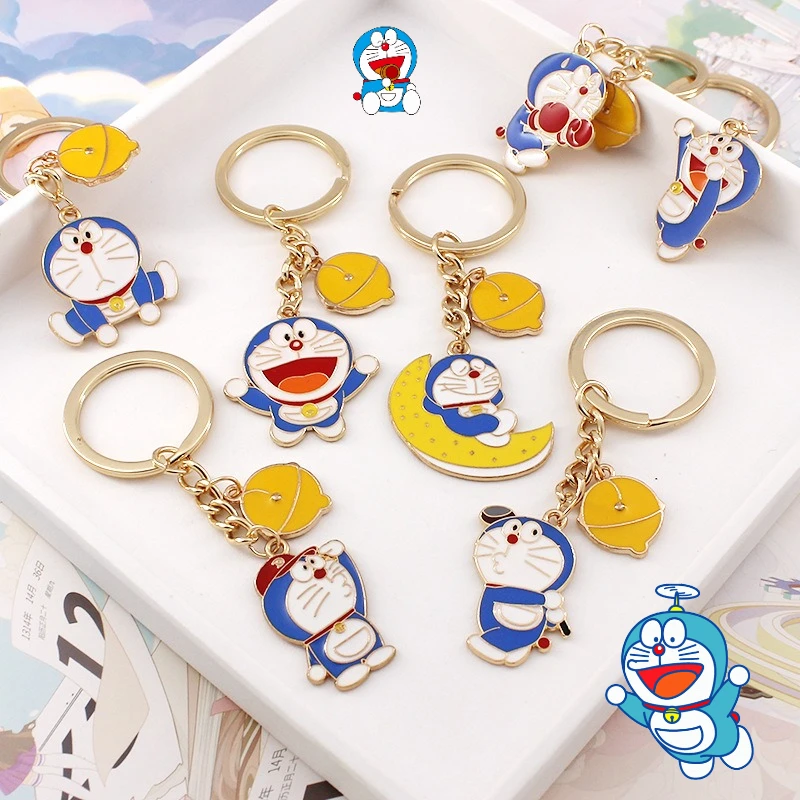 

Брелок Doraemon, кулон, украшения для кукол, мультяшная аниме-модель Deaktop, креативная школьная сумка, брелок, кулон Doraemon