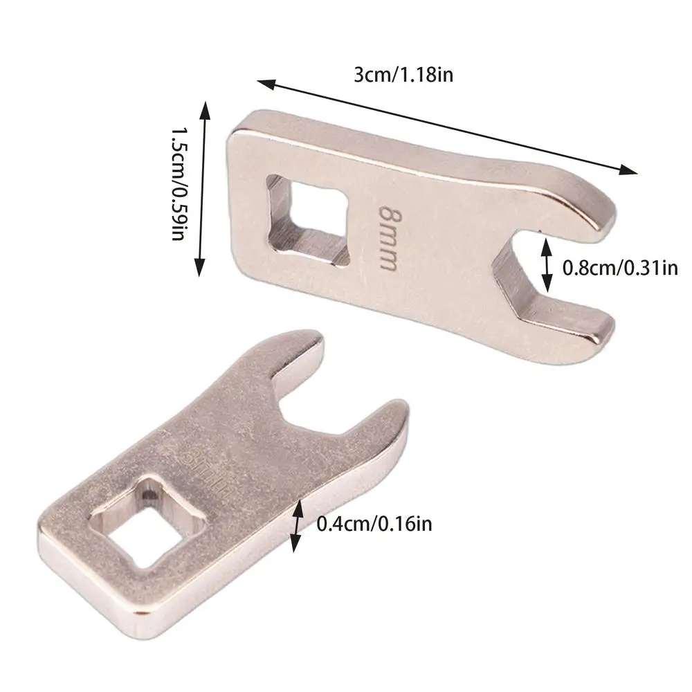TINSOL Bicycle 8mm Open-End Wrench Precise Disc Brake Wrench Wear Resistant Repair Accessories Repairing Must-Haves for Oil Tube