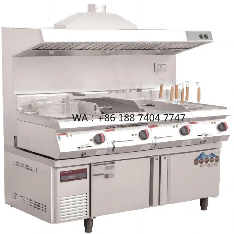 High-End Commercial Kitchen Equipment Newly Upgraded Multifunctional Combined Stainless Cabinet for Restaurant Catering Kitchen