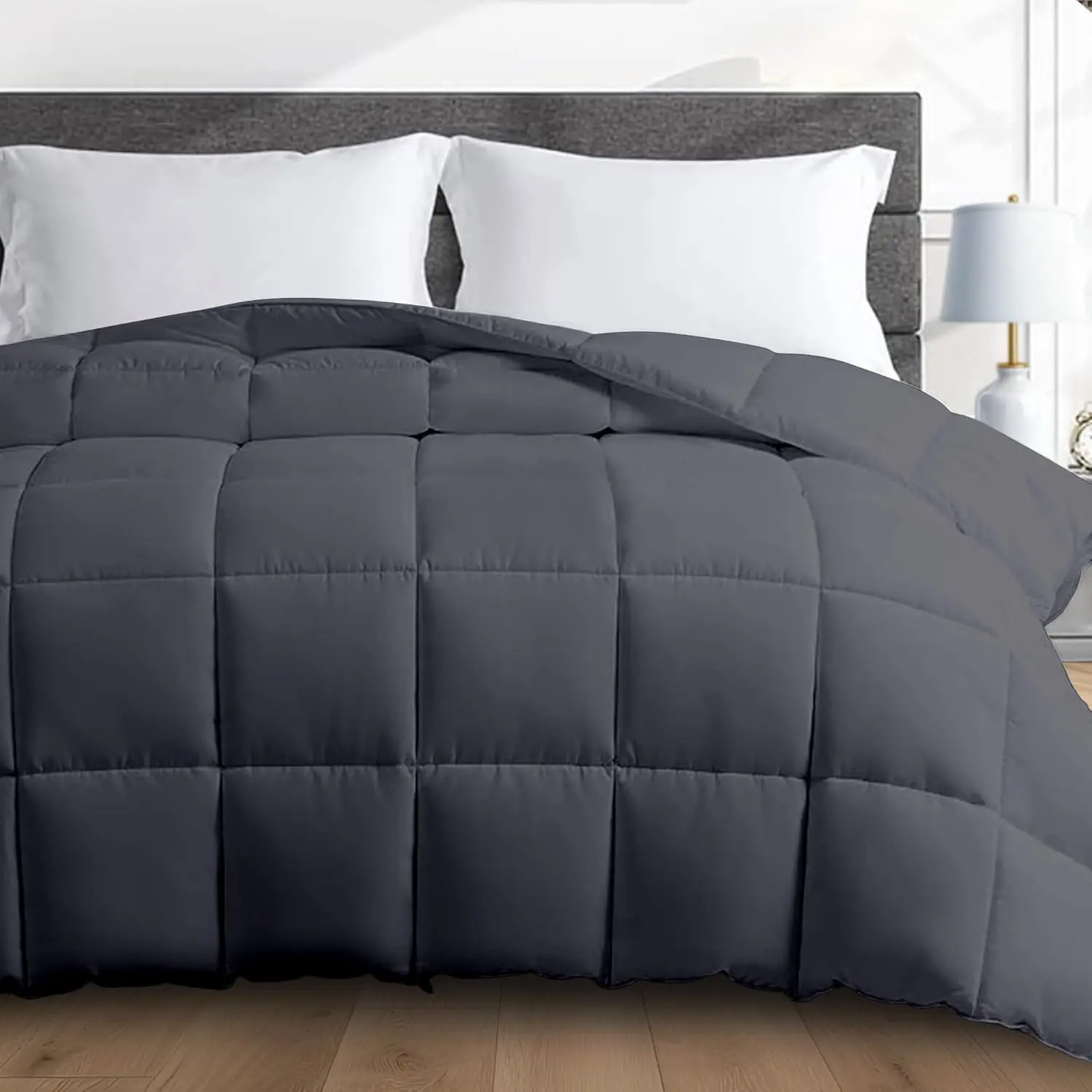 

30 lbs Weighted Comforter Queen Size, 3X Fluffier Than Blanket, Soft Breathable Fabric