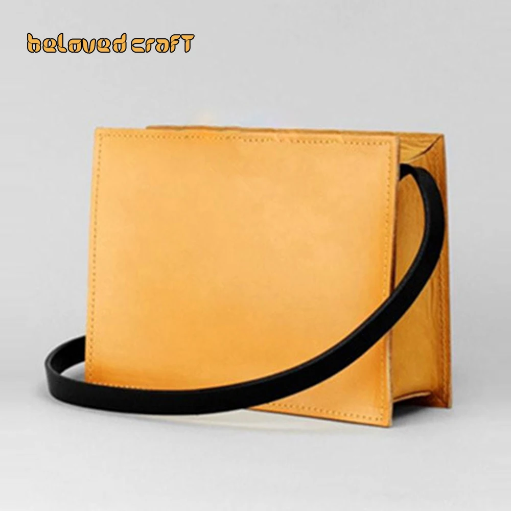 Imagem -05 - Belovedcraft-couro Bolsa Padrão Fazendo com Modelos de Acrílico Único Ombro Slant Crossbody Bolsa Pequeno Bolsa Quadrado