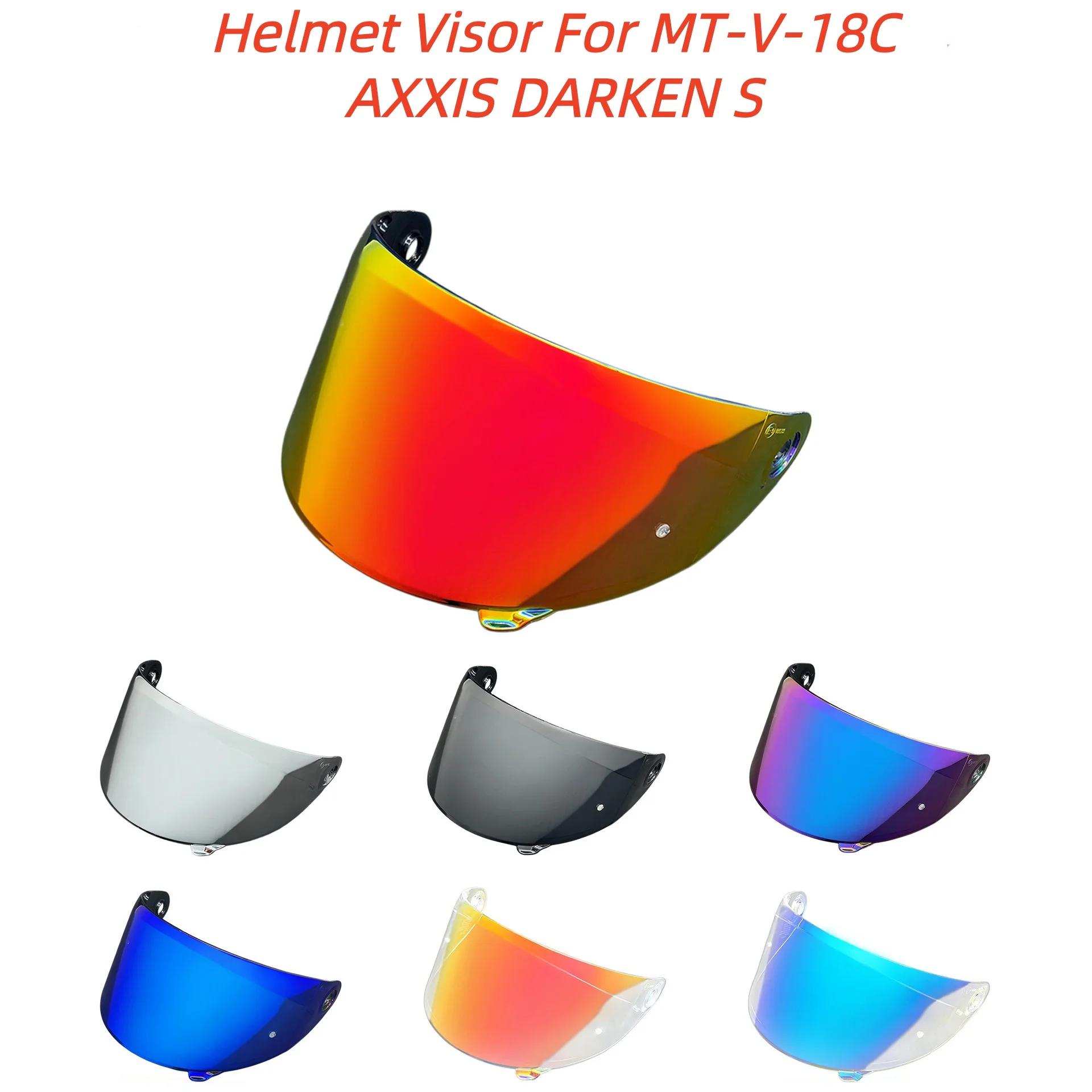 Motorcycle Helmet Visor Replacement Lens for Axxis Draken S MT-V-18C WindShield CapaCetes Moto Visera Accessories