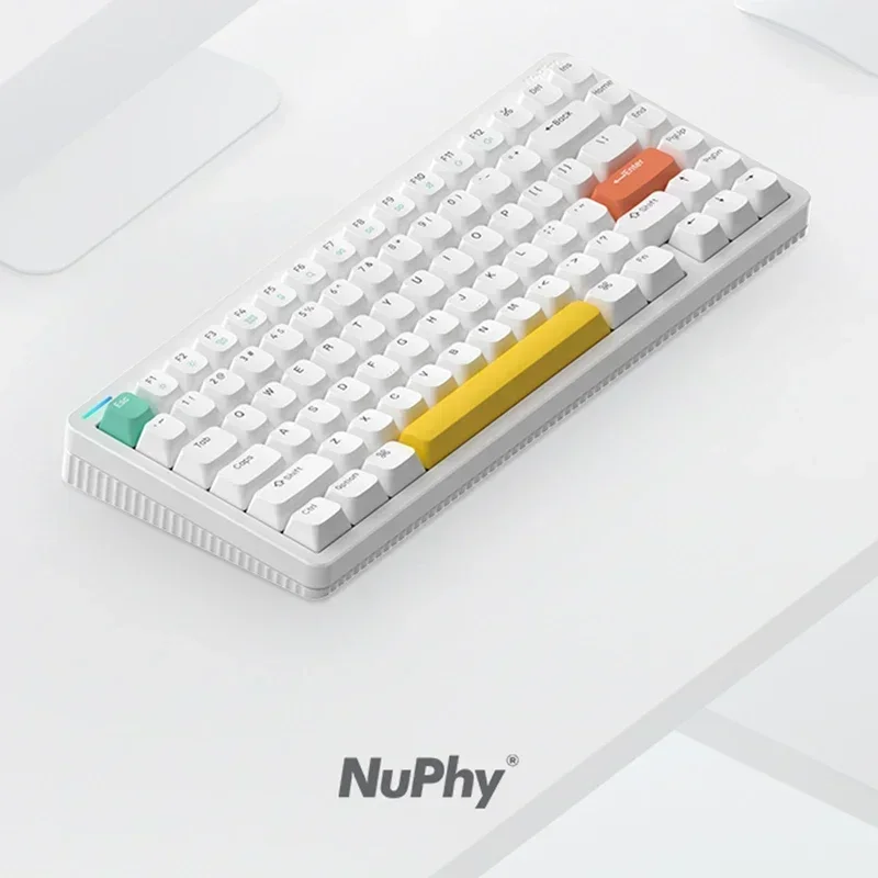 Nuphy Halo75 Mechanical Gamer Keyboard 3 Mode 2.4G Bluetooth Wireless Keyboard RGB Keycaps PBT Hot Swap For iPad/Win/Mac Gifts