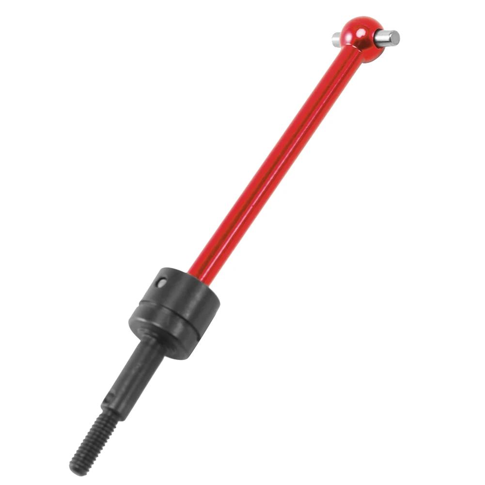 2Pcs Replacement TT02B TT-02B DT02 DT03 DF02 Metal Universal Drive Shaft CVD (64Mm) for Tamiya RC Car Upgrade Parts,Red