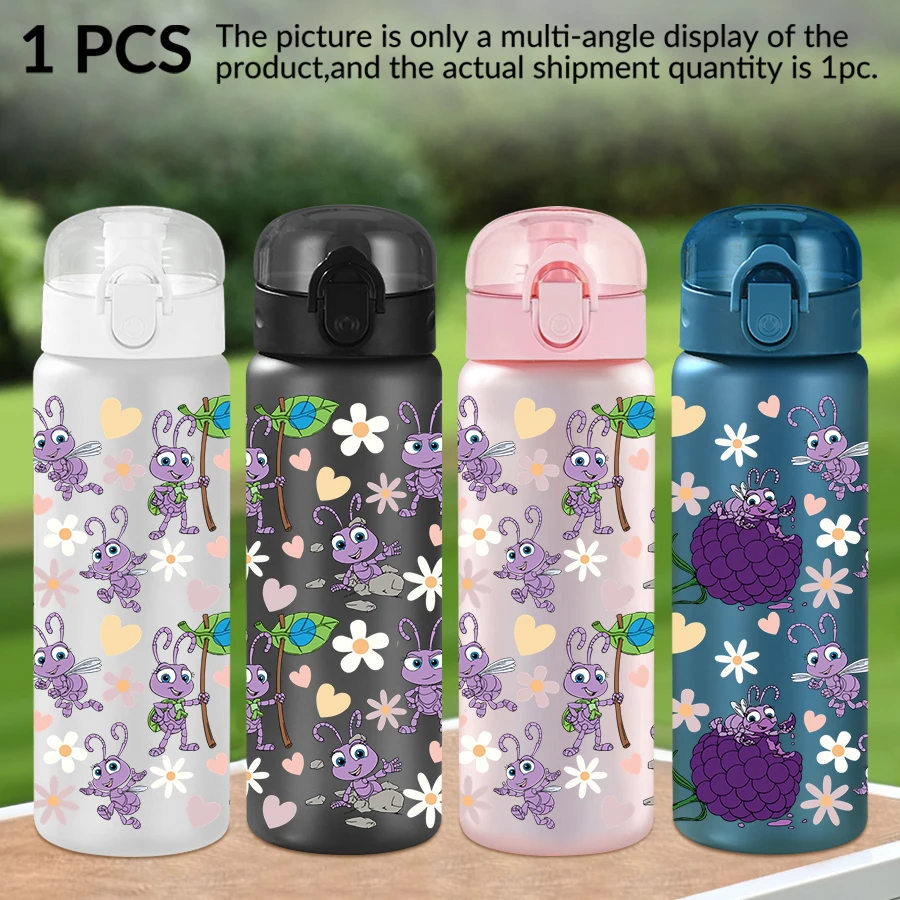 

1 шт., пластиковая бутылка для воды с рисунком ягод Диснея, 26 унций, спортивная чашка для воды на открытом воздухе, подарок на день рождения/зад в школу