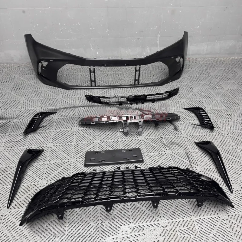 

Car Front Bumper Grille Assembly for Toyota Camry 9th Upgraded to New Style Bumper Unpainted Body Kit