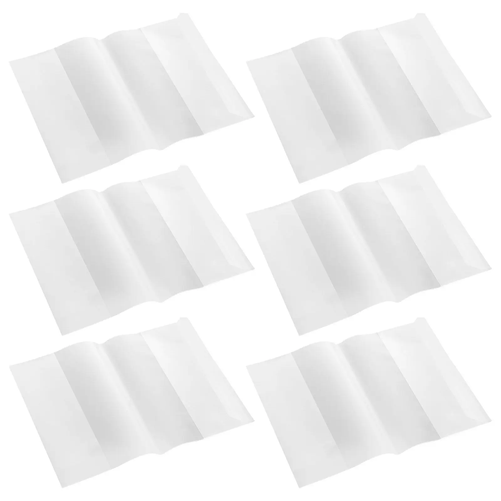 

60Pcs Waterproof Clear Book Protector Sleeve Plastic Binder Notebook Cover for A5 Exercise Books Memo Loose Leaf Diary Scrapbook