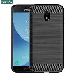 Case For Samsung Galaxy J3 2017 J330 Case EU version) Silicone TPU Bumper Carbon Cover for Samsung Galaxy J3 Pro 2017 J330 J330F