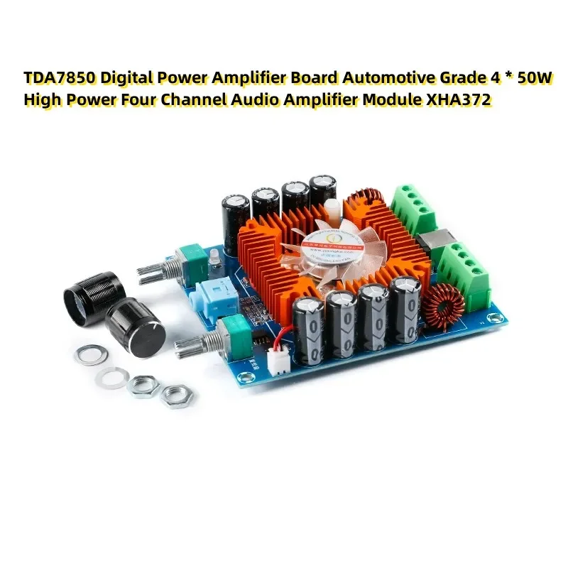 TDA7850 Digitale Eindversterker Board Automotive Grade 4*50W High Power Vier Kanaals Audio Versterker Module XHA372