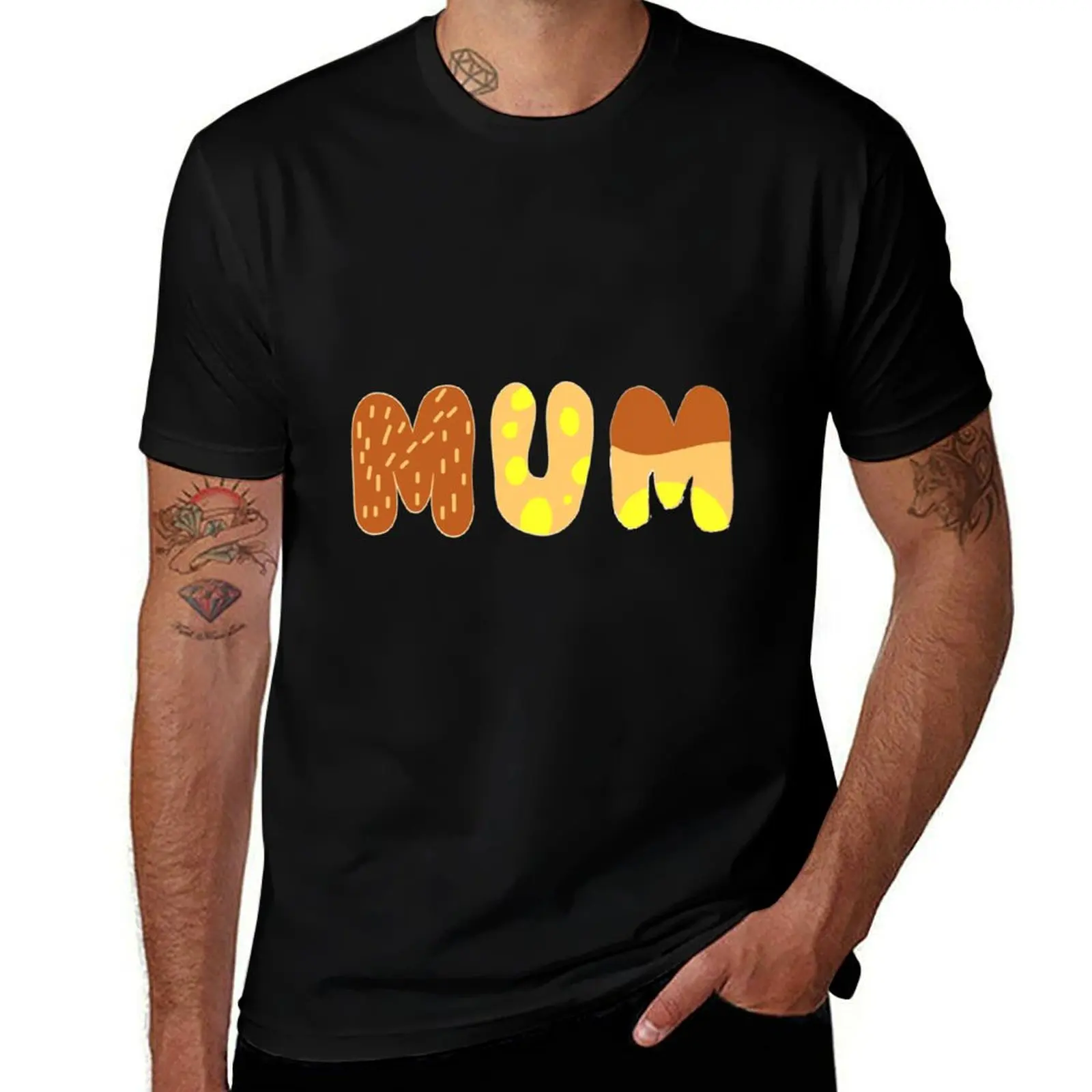 

bluei Mum for moms on Mother_s Day T-Shirt cotton t shirts man 100% t shirts with prints