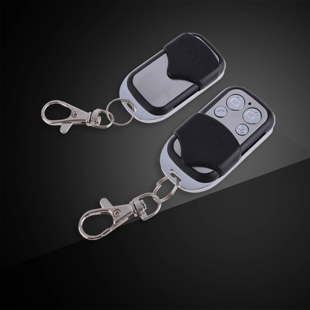 433MHz Cloning Gate Garage Remote Control Fob Electric Gate Cloning Remote Control Keychain for Electronic Garage Doors