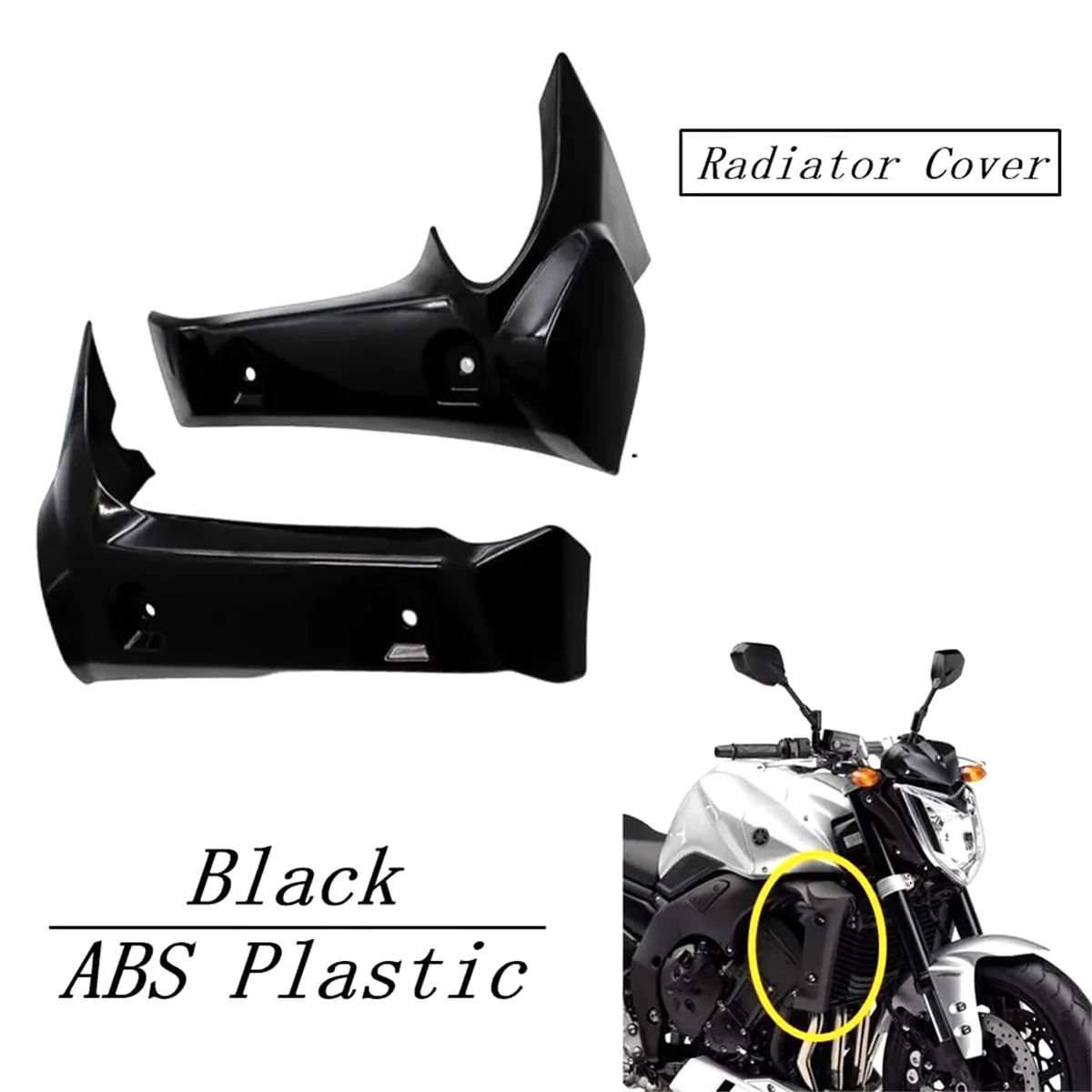 abkb-per-fz1-2006-2010-parti-del-motociclo-copertura-del-radiatore-protezioni-laterali-cofano-di-raffreddamento-protezione-del-serbatoio-dell'acqua-nero-di-plastica-abs