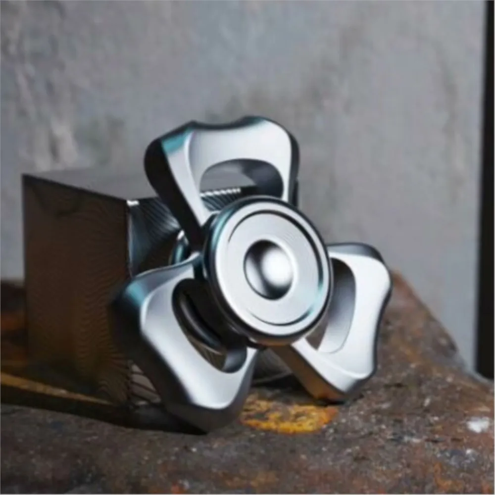 TS EDC Kiva Mini Fidget Spinner Antistress Novelty Toy Stainless Steel Stress Relief Toy Gyro Fidget Toys For Adults