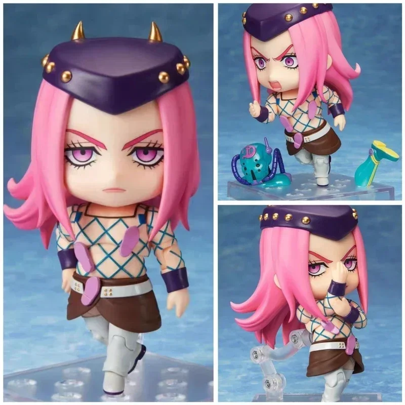 10cm Jojo Bizarre Adventures Weather Report Figurine Fugo Figures Narancia Ghirga Narciso Anasui Action Figures PVC Anime Toys