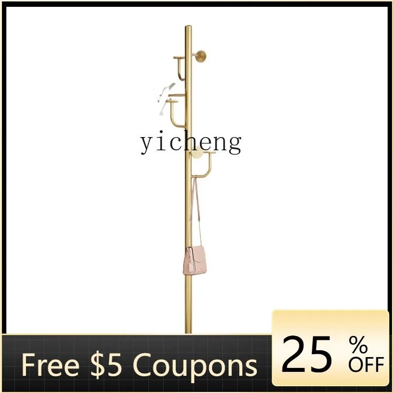 

XL Stainless Steel Hanger Floor Bedroom Coat Rack Household Light Luxury High Sense