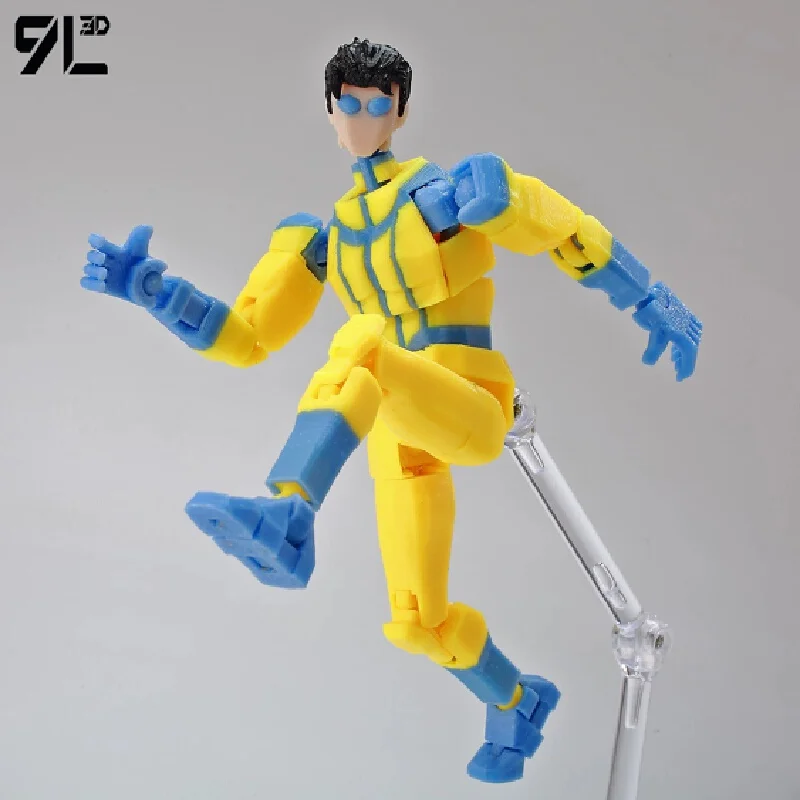 9L3D The Boys Homelander Invincible Mark Grayson Omni-Man Action