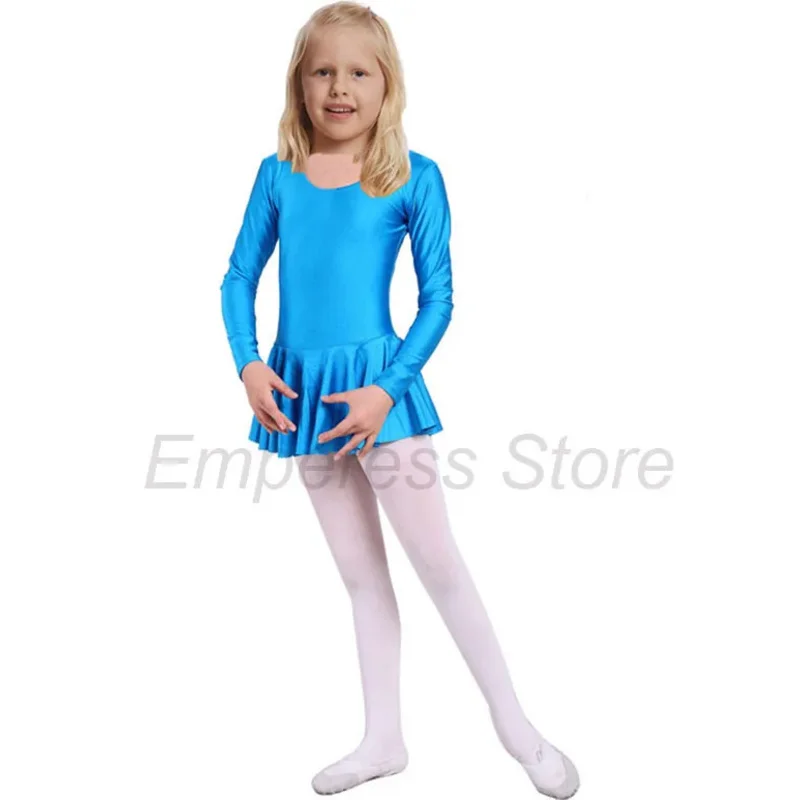 Vestido de ballet de manga larga para niñas, ropa de baile para niños, disfraces de ballet para niñas, leotardo de baile para niñas, Ropa de baile para niñas