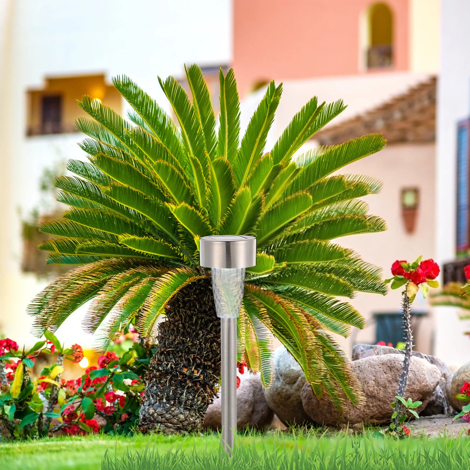 

Garden Light, High Brightness Stake Lamp For Lawn Yard Courtyard, Solar Outdoor Light, Waterproof Solar Yard Lamp