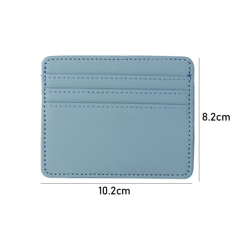 Simple 3Card Slots Credit Card Business ID Card Multi Slot Card Holder Short Purse Slim Billfold Women Men Short Wallet