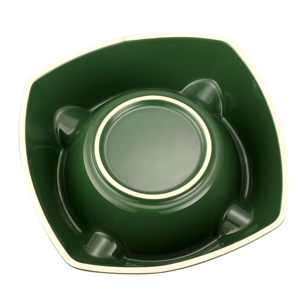 Round Ceramic Cigar Ashtray Home Table Portable Smoking Ash Tray Cigar Gadget Cigarette Ashtrays