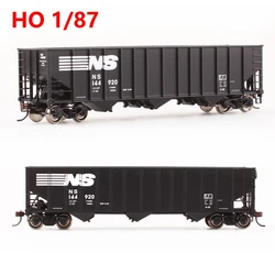 BACHMANN1/87HOtype Train Model Hopper Car American Series Simulation Metal Wheel 100 Tons 3 Discharge Port Black Coal Hopper Car