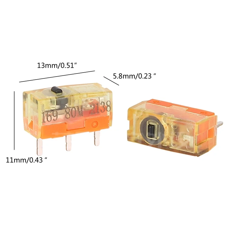 TTC 마우스 마이크로 스위치 클릭 수명 골드 합금 접점, 오리지널 x2 24BB, 30, 60, 80M