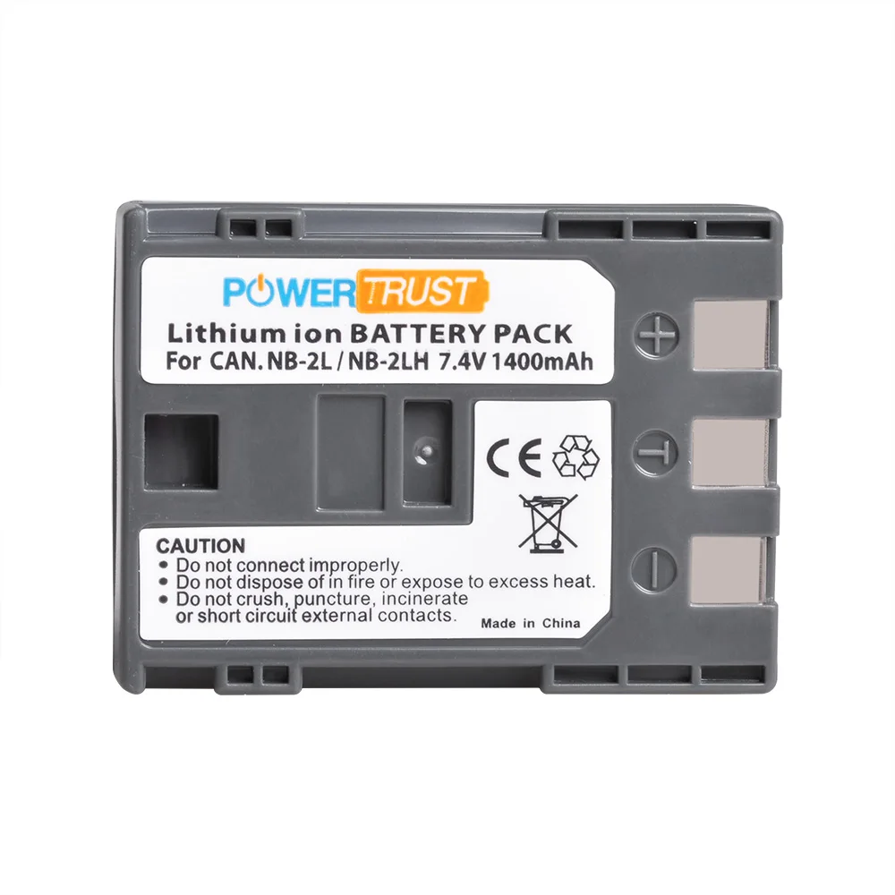 10Pcs 1400mAh NB-2L NB-2LH NB 2L Battery for Canon PowerShot G7 G9 S30 S40 S45 S50 S60 S70 S80 Rebel XTi XT EOS 350D 400D
