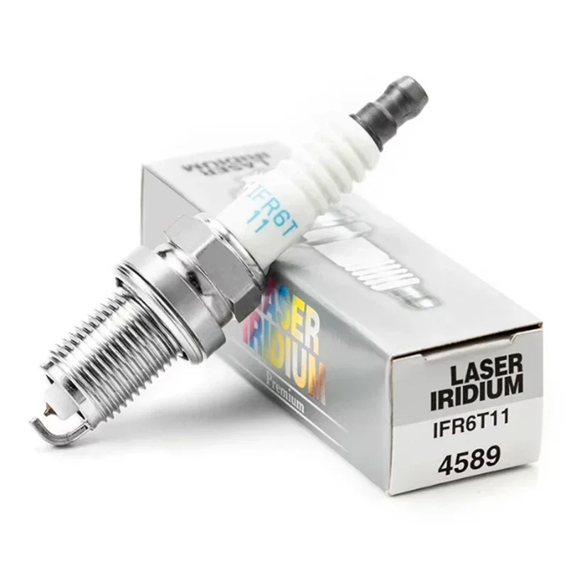 

4589 IFR6T11 Laser Iridium Resistor Power Spark Plug For Lexus Toyota Mazda