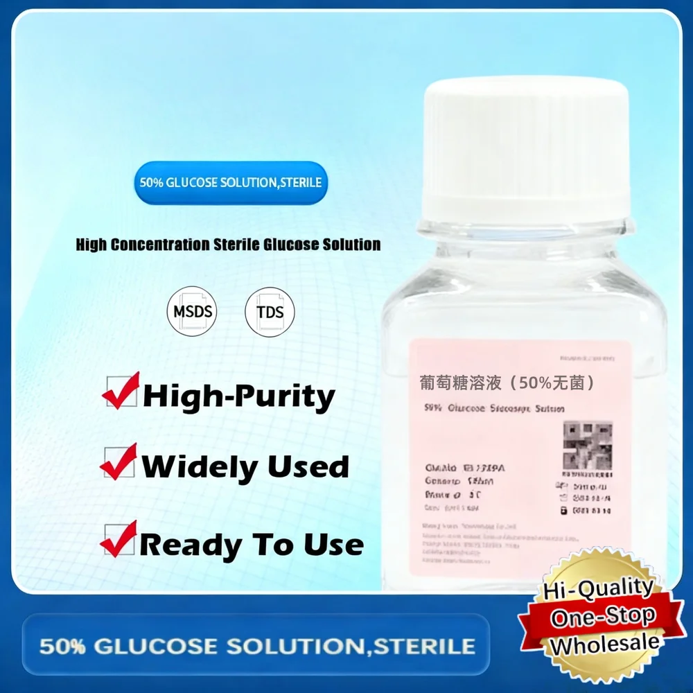50% Glucose Solution, Sterile For Intravenous Use And Cell Culture Media Supplementation Original Product