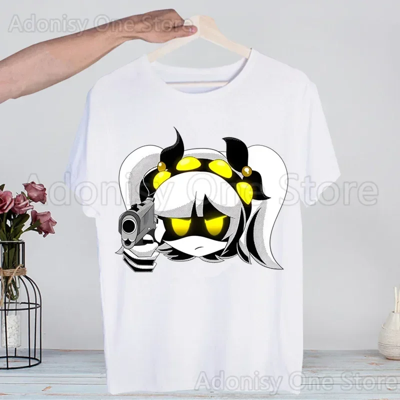 Murder Drones Fashion Man Tshirt Summer Fashion T-shirt Casual White Funny Cartoon Print T-shirt Hip Pop Tops tee image 4