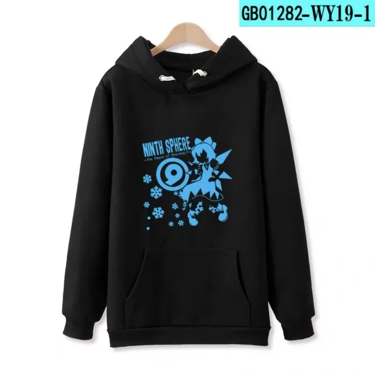 Touhou design printing male/female autumn fashion japanese anime hoodies sweatshirt long sleeves pollover