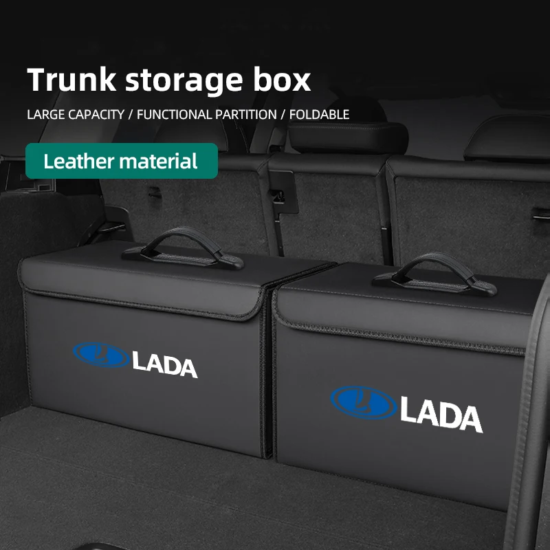 

Car Trunk Organizer Box Large Capacity Storage Bag Auto Tools For Lada Vesta Niva Samara Kalina Largus Priora Xray Granta Cross