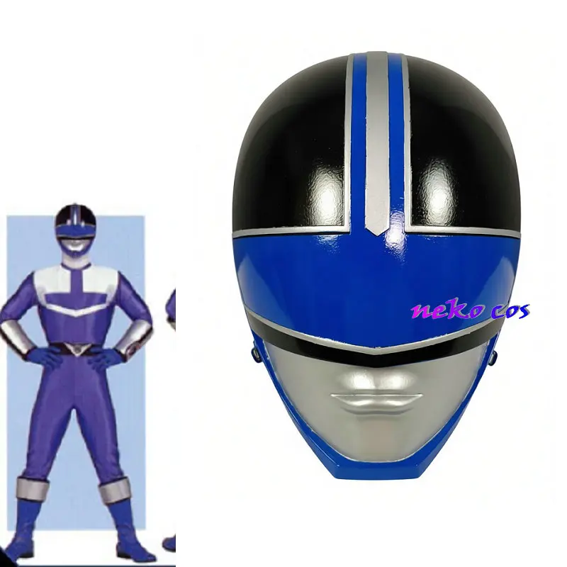 

nekocos Mirai Sentai Timeranger time blue resin Mask helmet Cosplay costume