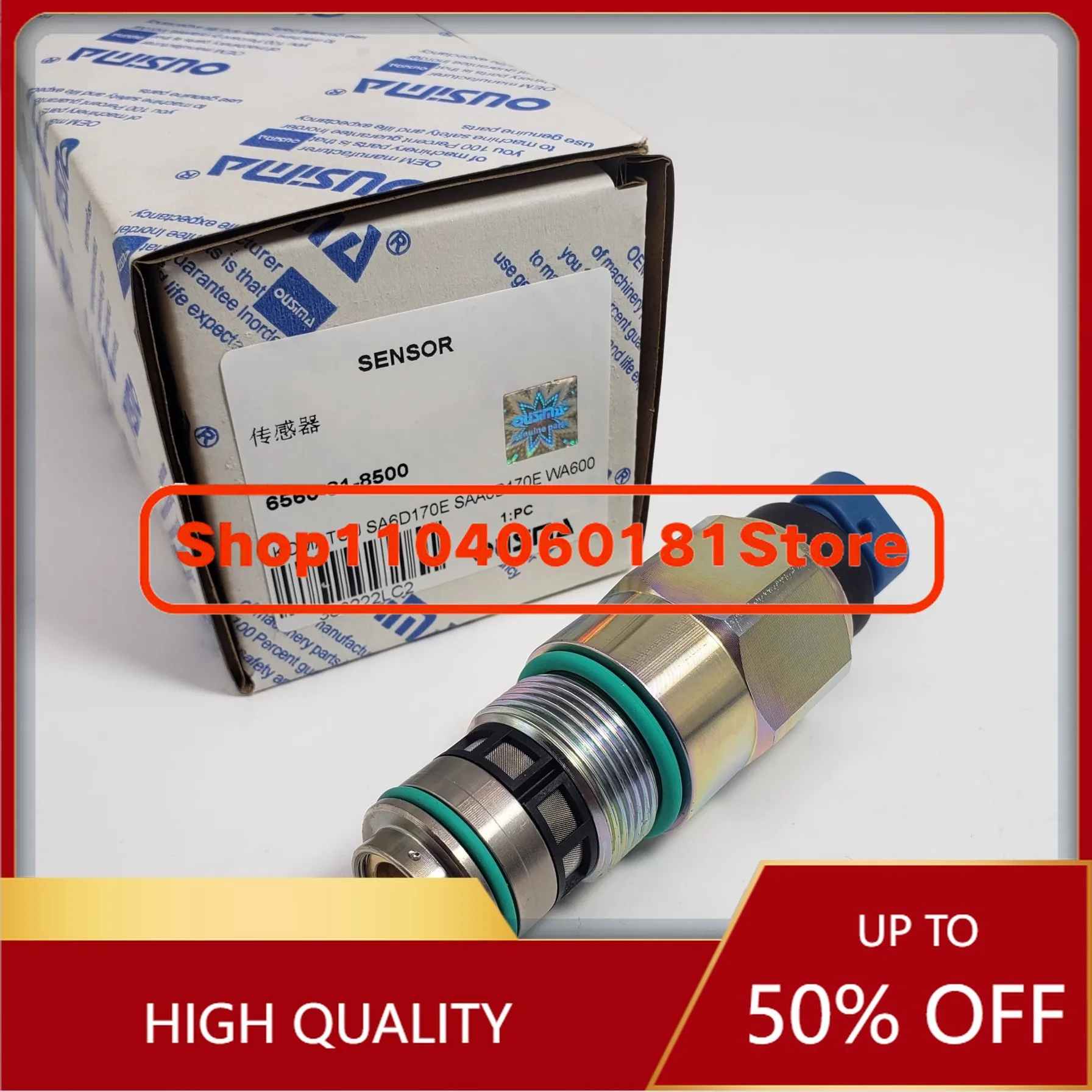 

WA600 SAA6D170 Новый датчик, номер детали 6560-41-5100 6560-81-8500