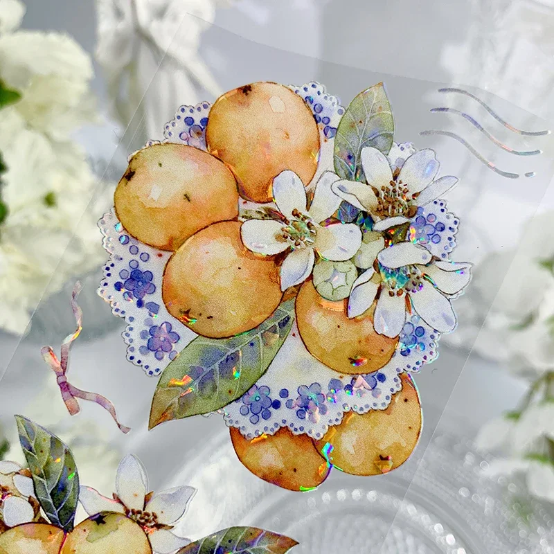 New shell light shiny PET tape diy Sticker Card Making Collage Decoration