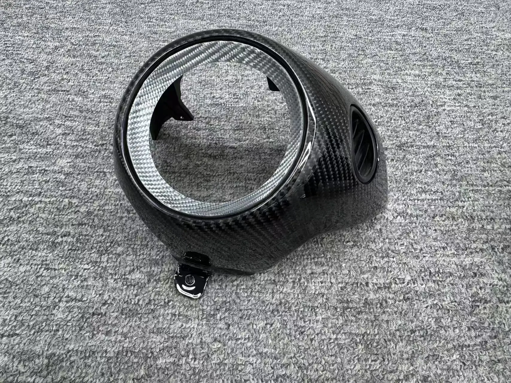 حار بيع ألياف الكربون الحقيقية الداخلية تنفيس الهواء زينة السيارات قطع غيار السيارات مناسبة لسيارات BMW MINI R56 R57