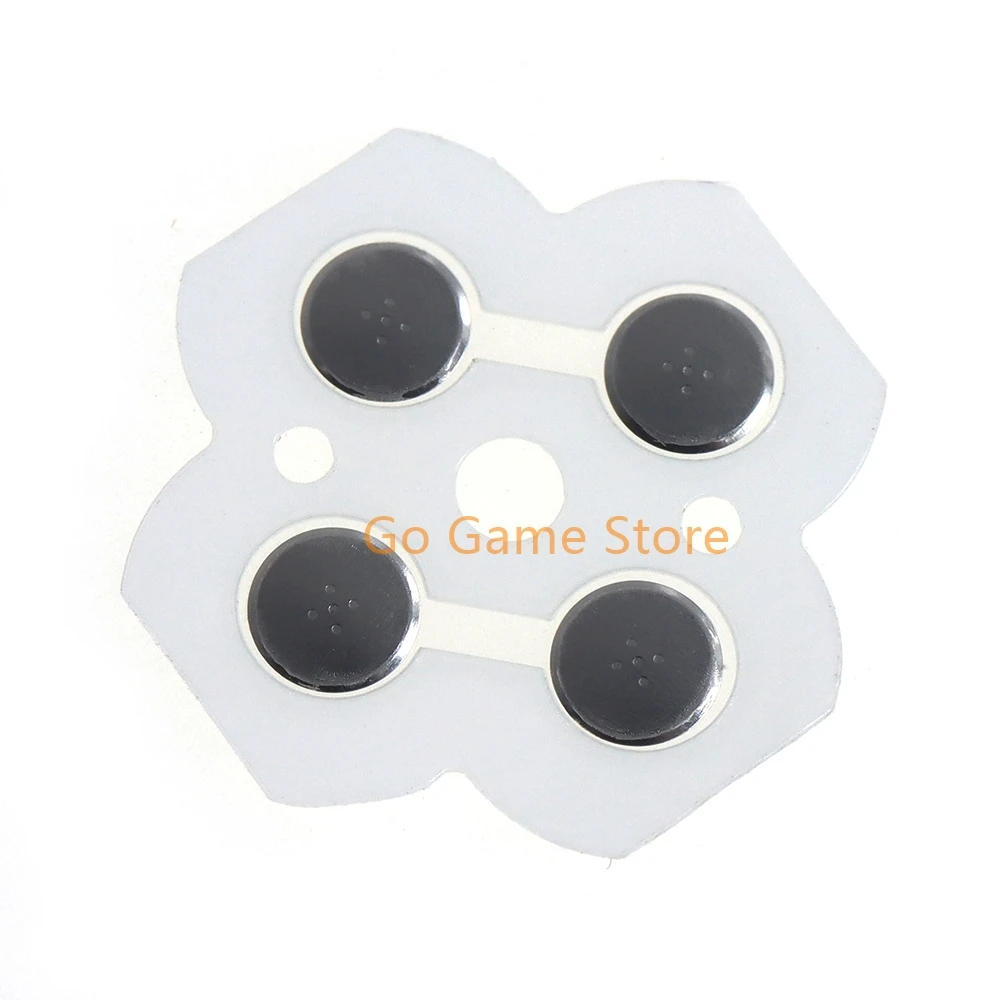 60pcs Cross Key Metal Conducting Strip For 3DS Controller D-Pad Dome Snap PCB Board ABXY Buttons Conductive Film