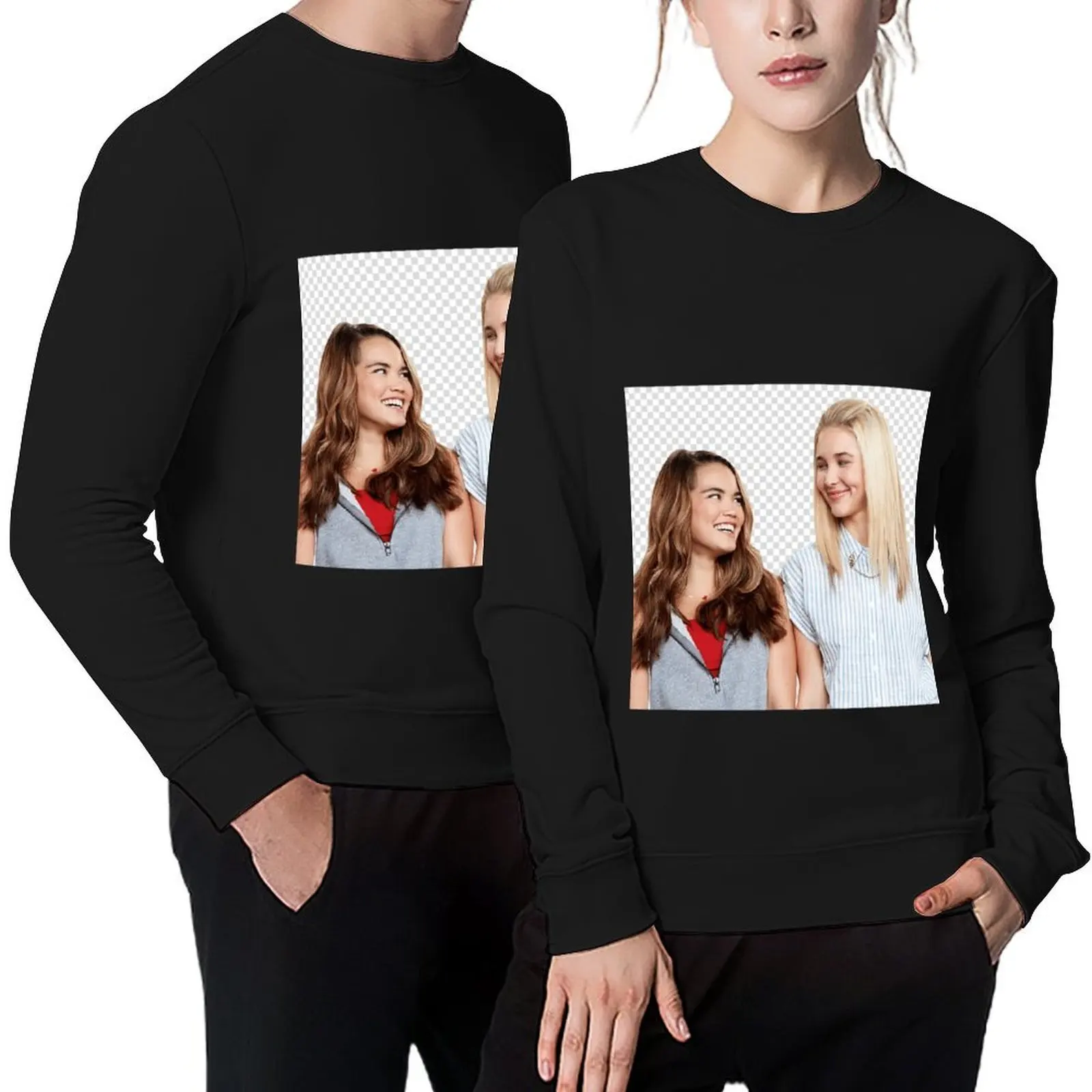 

Alexa and Katie Classic . Pullover japanese style blouse fashion men men's clothing sweatshirt