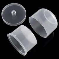 Boîte de désinfection pour forets à ongles, boîte de nettoyage de Filtration à Double couche, mallette de rangement pour manucure, conteneur de nettoyage de brosse à ongles 3