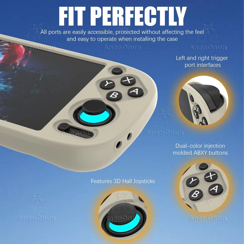 Silikonowe etui ochronne do Retroid Pocket 5 ze smyczą Anti-Fall Anti-Scratch Non-Slip Premium Durable Full Cover Soft Shell — zdjęcie produktu 6