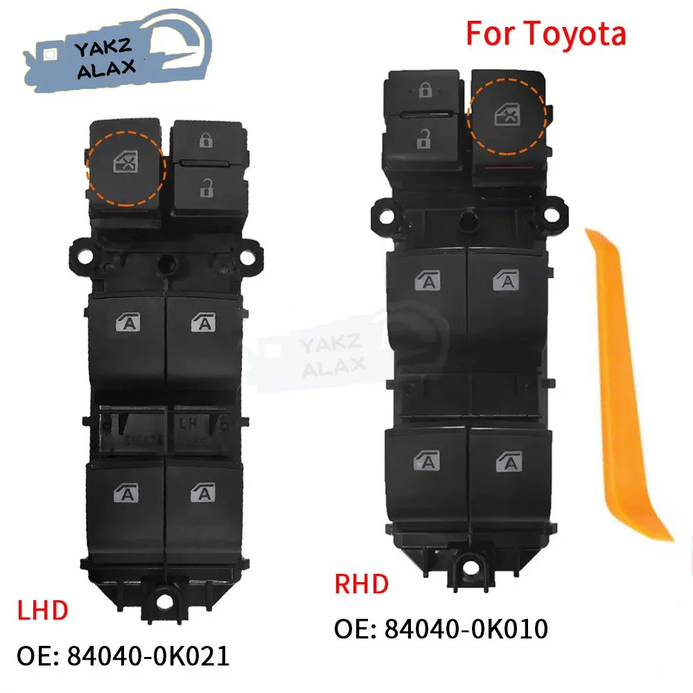 84040-0K010 84040-0K021 for Toyota Fortuner Hilux 4Runner 4 Runner Truck Innova Kijang 2015 2016 2017 2018 Window Control Switch