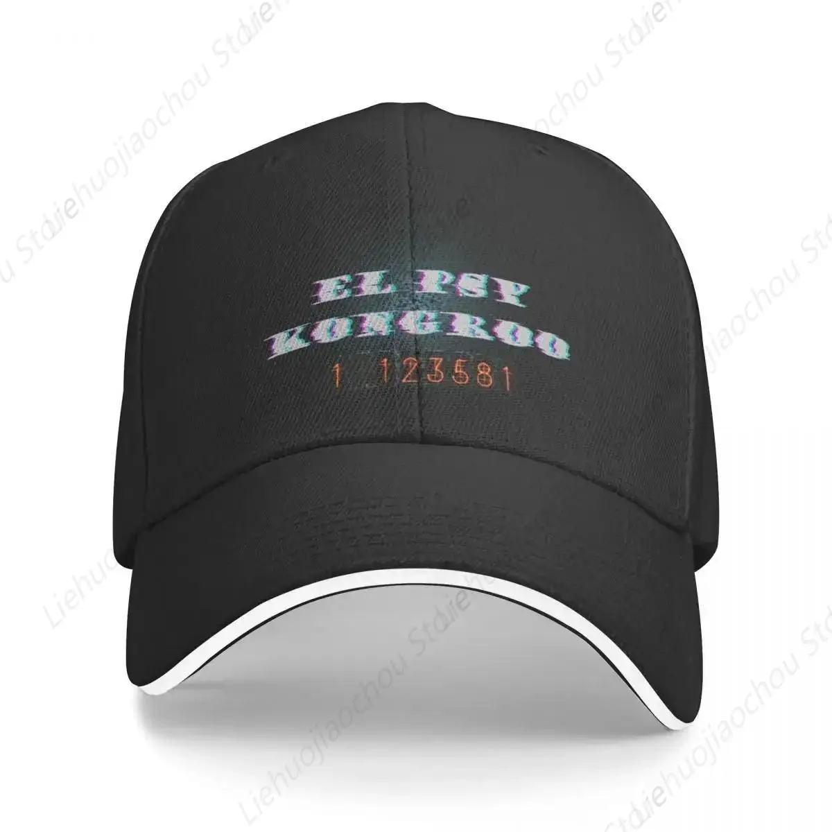 El Psy Kongroo Glitch Text Quote Baseball Cap Beach Bag derby hat New In Hat Caps Male Women's